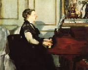 Edouard Manet Mme.Manet at the Piano oil on canvas